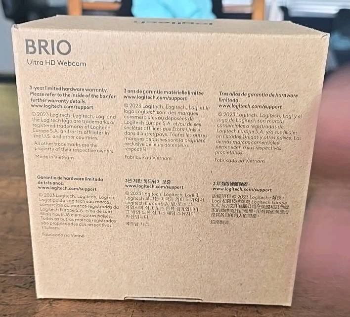 Logitech 960-001105 Web Camera (BRIO)