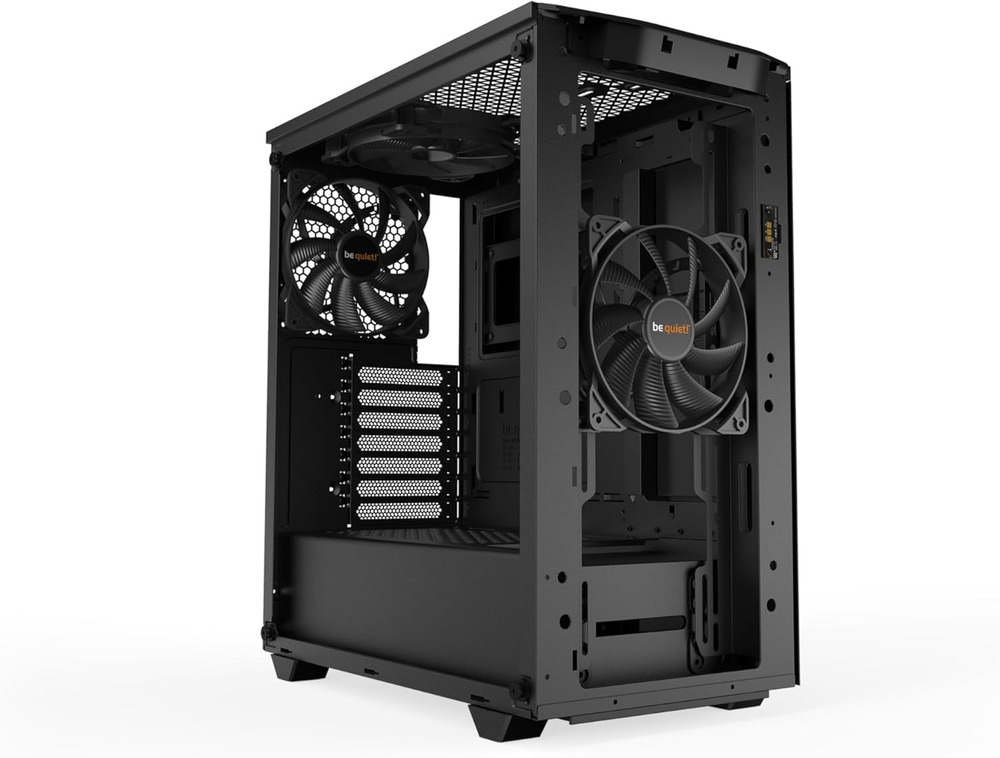 Pure Base 500DX ATX Mid Tower PC Case with ARGB and 3 Pre-Installed Pure Wings 2 Fans