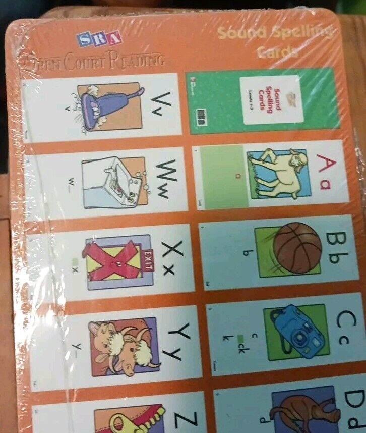 Alphabet Sound Cards Desk Strips for Early Education