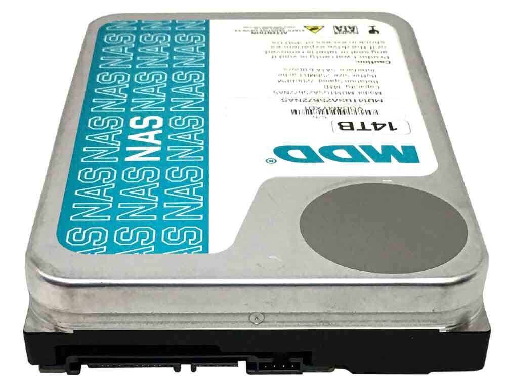 MDD 14TB 7200RPM 256MB Cache SATA 6.0Gb/s 3.5in NAS Hard Drive with 3-Year Warranty