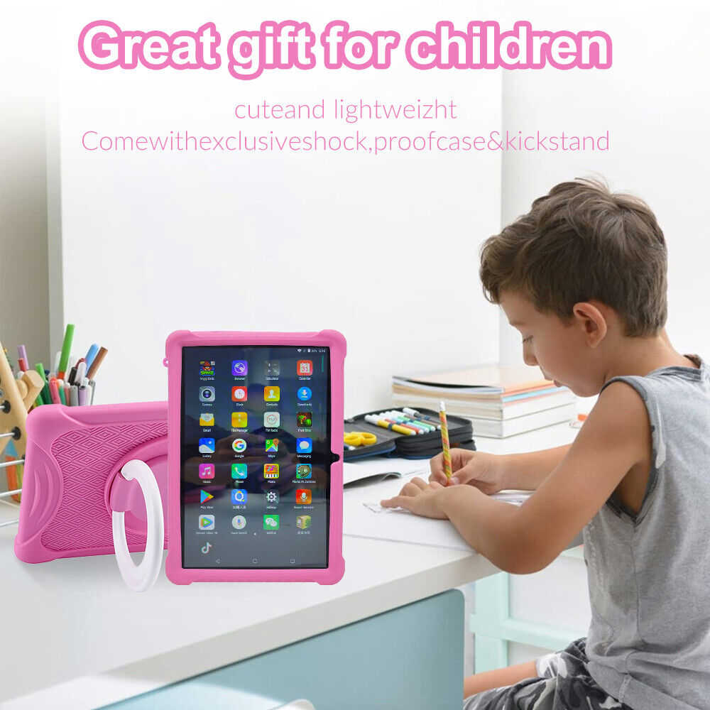 10-inch Kids Tablet with Android 12.0, Parental Control, Bluetooth, WiFi, and Dual Camera