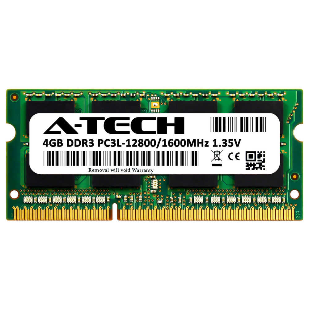 A-Tech 4GB PC3-12800 Laptop SODIMM DDR3 1600 MHz Memory RAM
