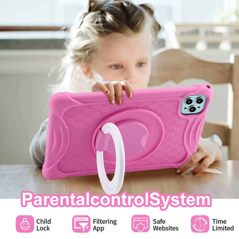10-inch Kids Tablet with Android 12.0, Parental Control, Bluetooth, WiFi, and Dual Camera