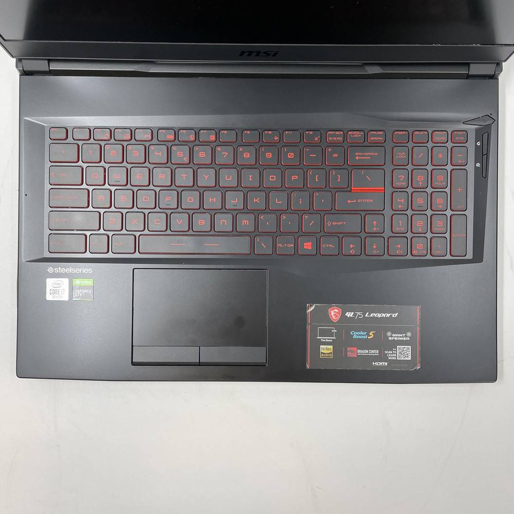 MSI Leopard GL75 Gaming Laptop with 144Hz FHD Display, Intel i7-10750H, 32GB RAM, 256GB SSD + 1TB HDD, GTX 1660 Ti