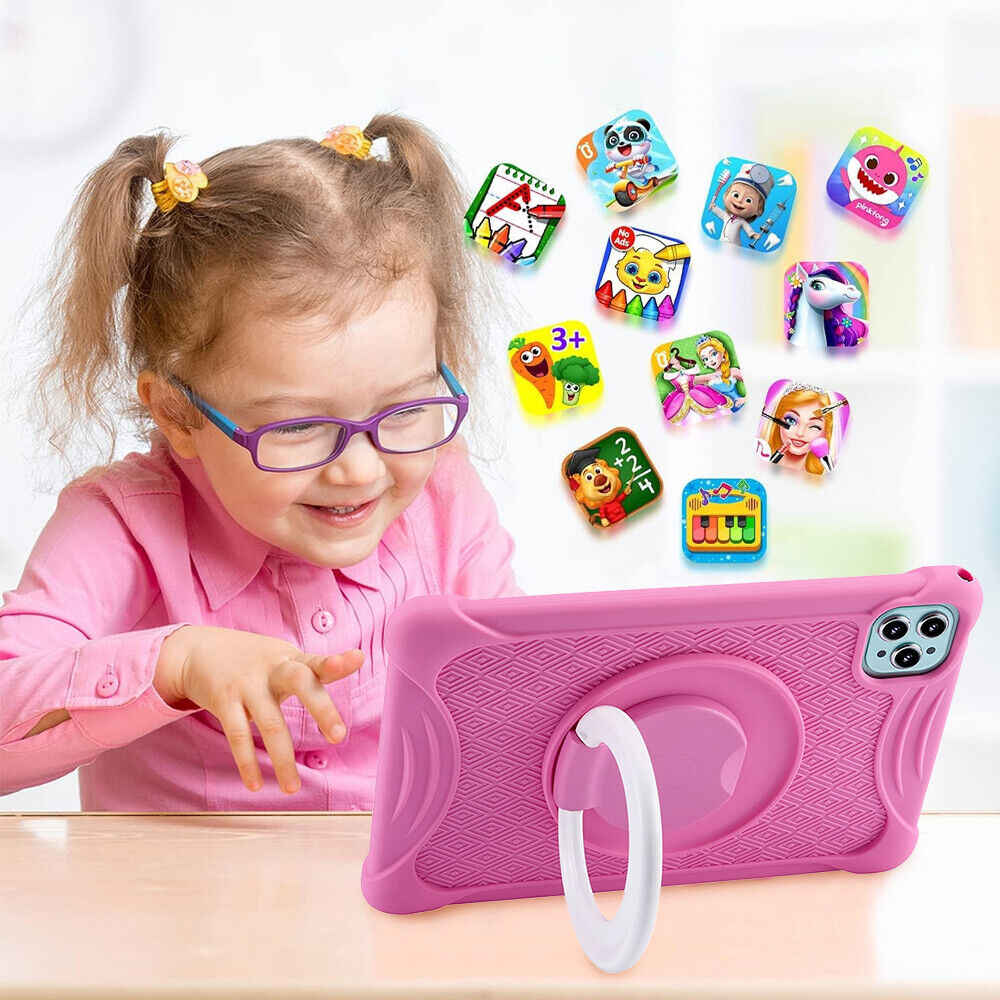 10-inch Kids Tablet with Android 12.0, Parental Control, Bluetooth, WiFi, and Dual Camera