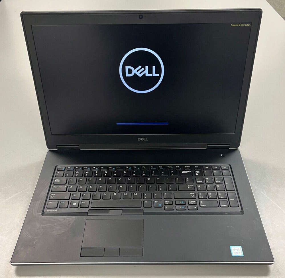 Lot of (2) Dell Precision 7730 17.3 Laptop i7-8850H 2.60GHz 32GB Nvidia P3200