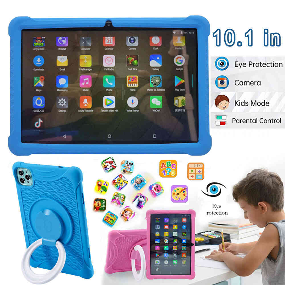 10-inch Kids Tablet with Android 12.0, Parental Control, Bluetooth, WiFi, and Dual Camera