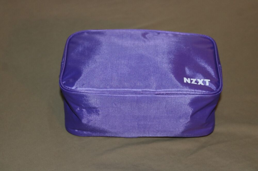NZXT Purple Zippered PSU Cable Bag - New