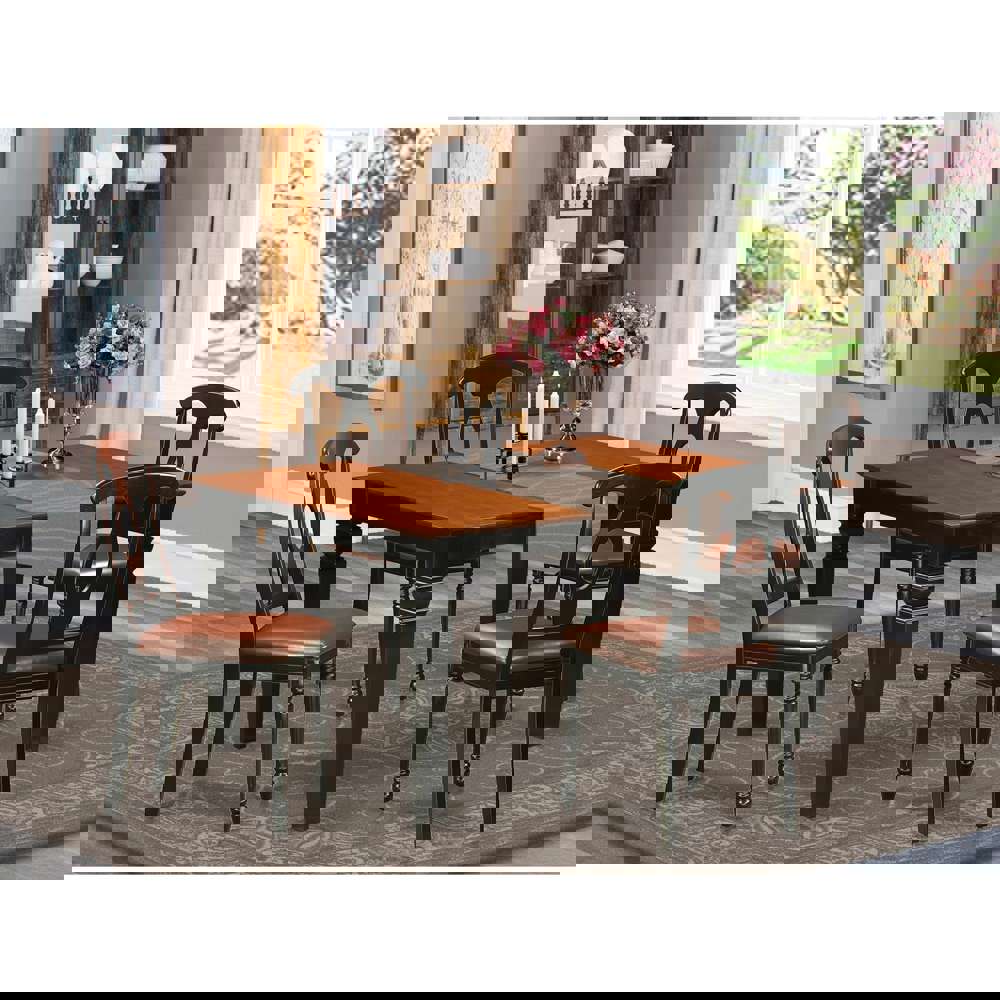 East West Furniture WEKE5-BCH-LC 5 Piece Kitchen Table & Chairs Set