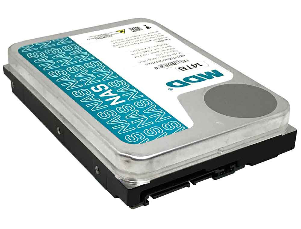 MDD 14TB 7200RPM 256MB Cache SATA 6.0Gb/s 3.5in NAS Hard Drive with 3-Year Warranty