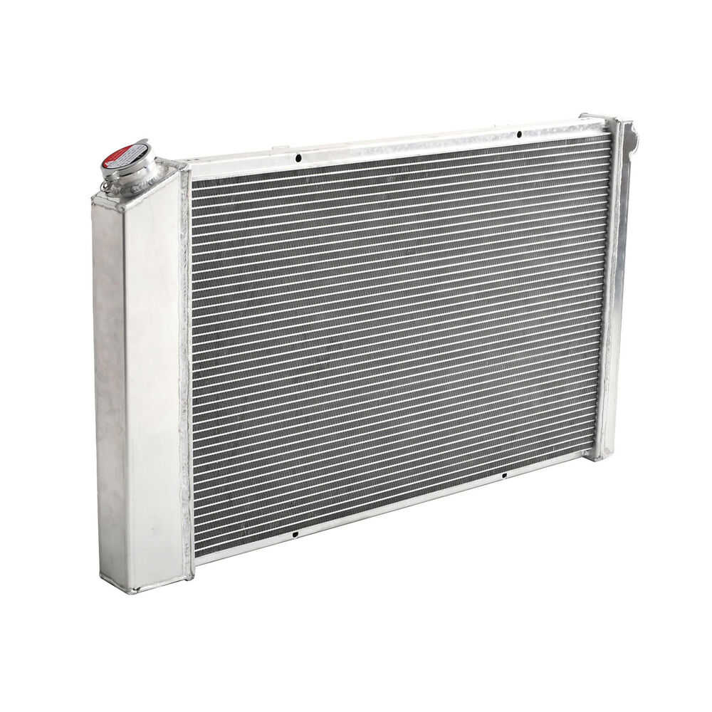 3 Row Aluminum Radiator with Shroud Fan for Chevy 1970-81 Camaro & 1978-87 Monte Carlo