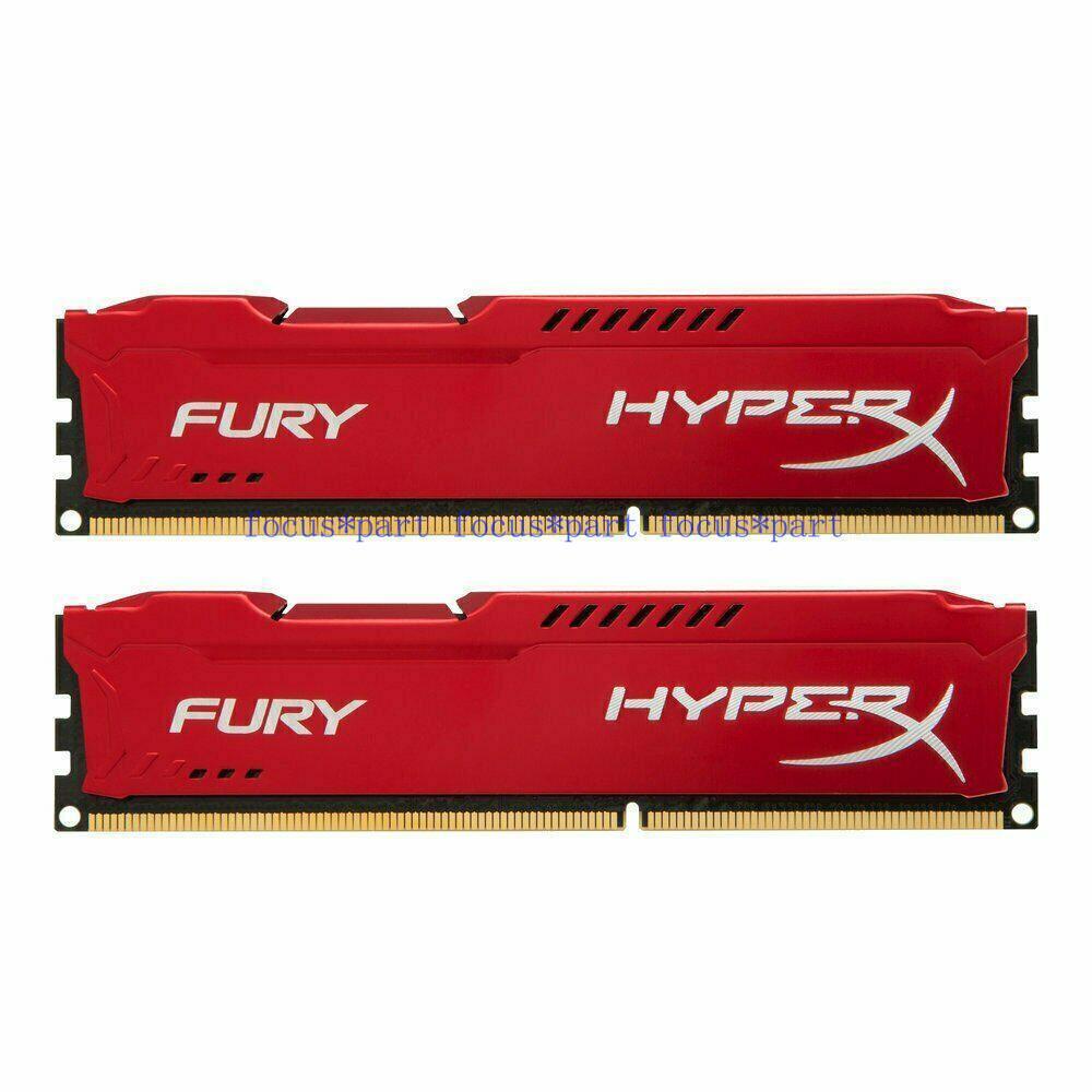 HyperX 8GB/16GB (2x8GB) DDR3 Desktop Memory - 1333/1600/1866 MHz, 240-Pin, 2Rx8 DIMM