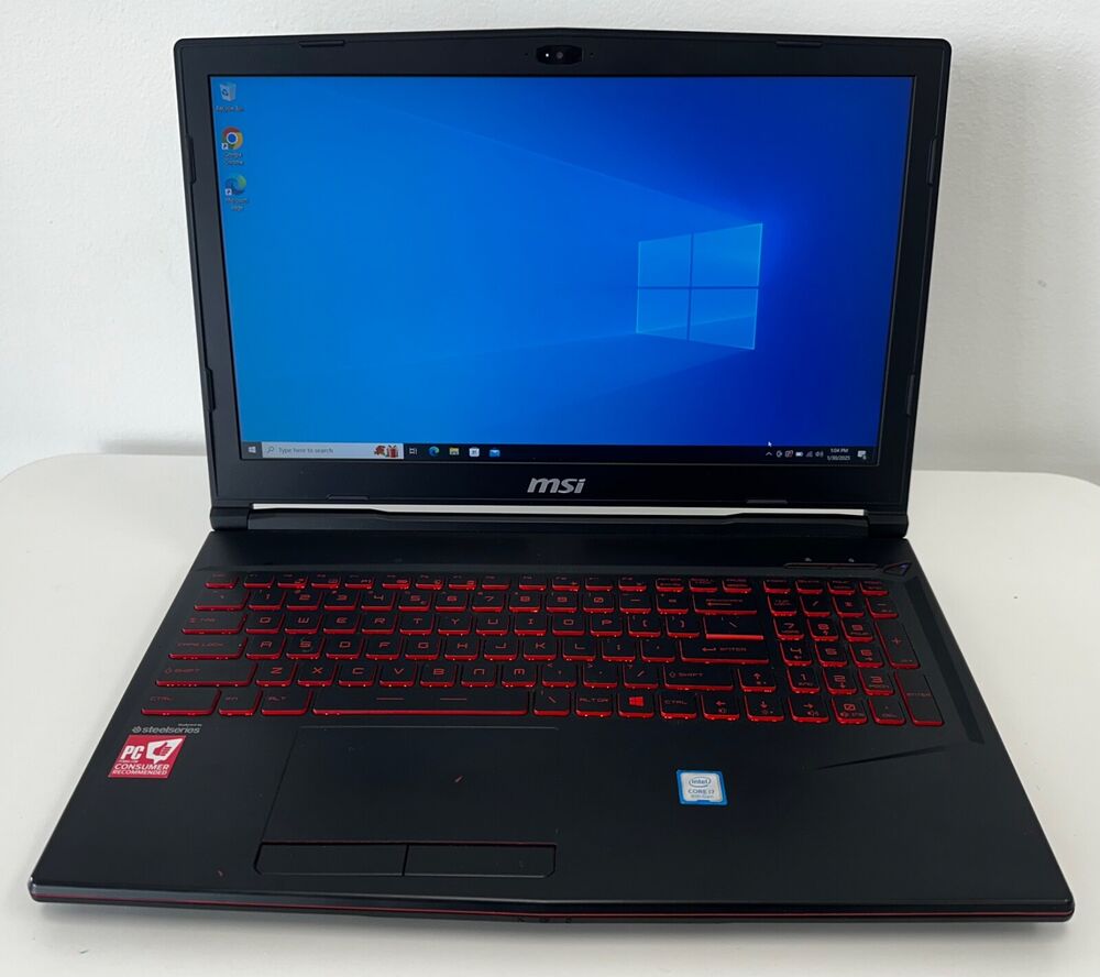 MSI GL63 Gaming Laptop - Intel i7-8750H, NVIDIA GTX 1050, 16GB RAM, 128GB SSD + 1TB HDD
