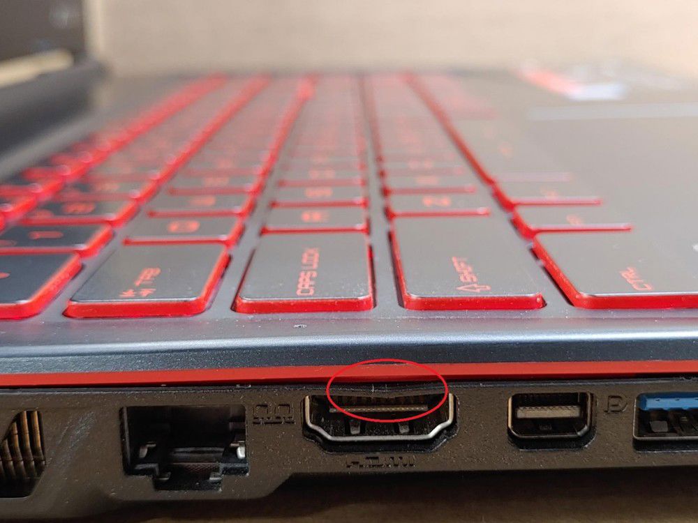 MSI GL63 8RC Gaming Laptop - 15.6 Inch, i5-8300H, 16GB RAM, 256GB SSD + 1TB HDD, GTX 1050, Windows 11