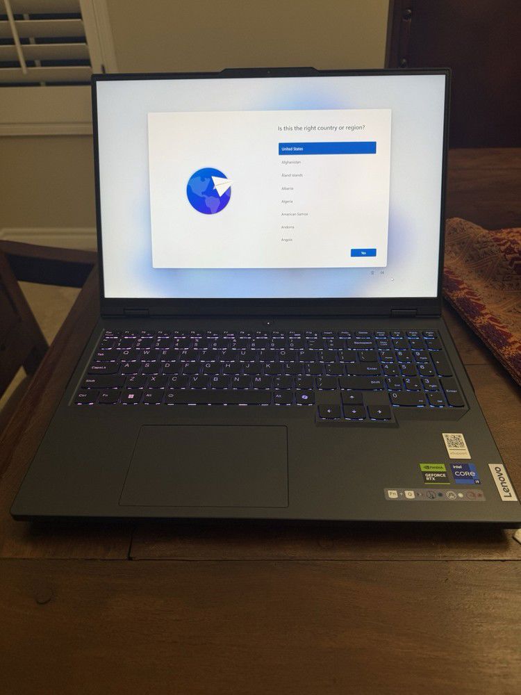 Lenovo Legion 5 Pro 16 Gaming Laptop with i9-14900HX, 32GB RAM, 2TB SSD, and GeForce RTX 4070