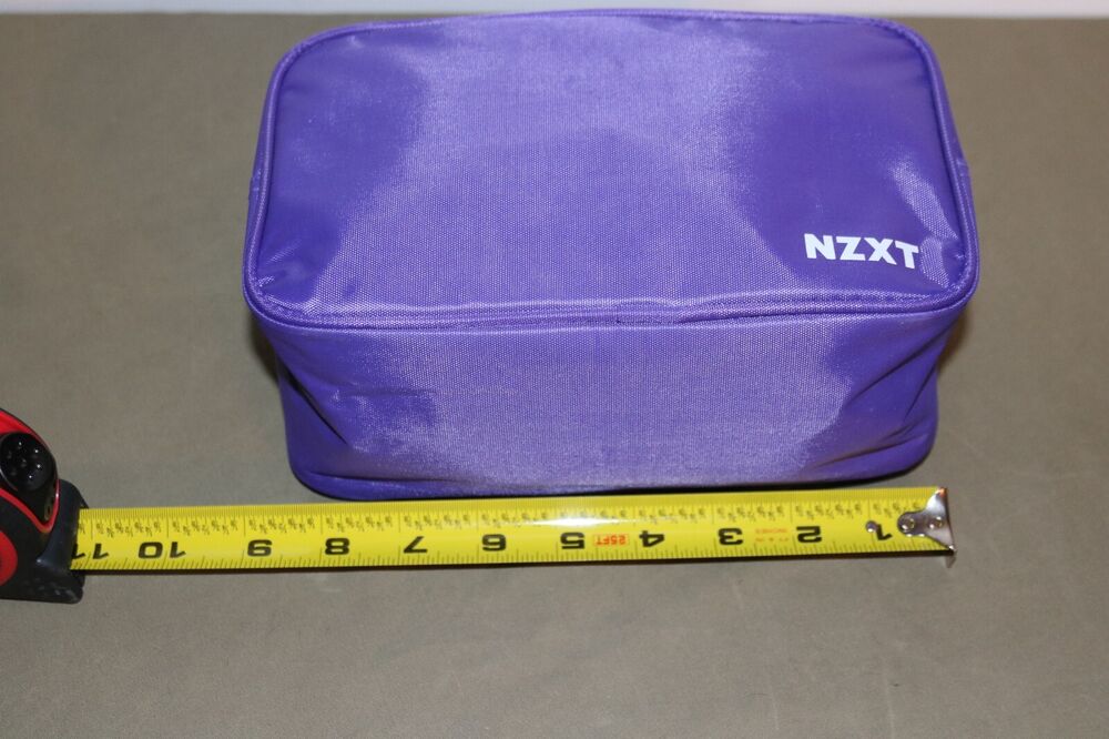 NZXT Purple Zippered PSU Cable Bag - New