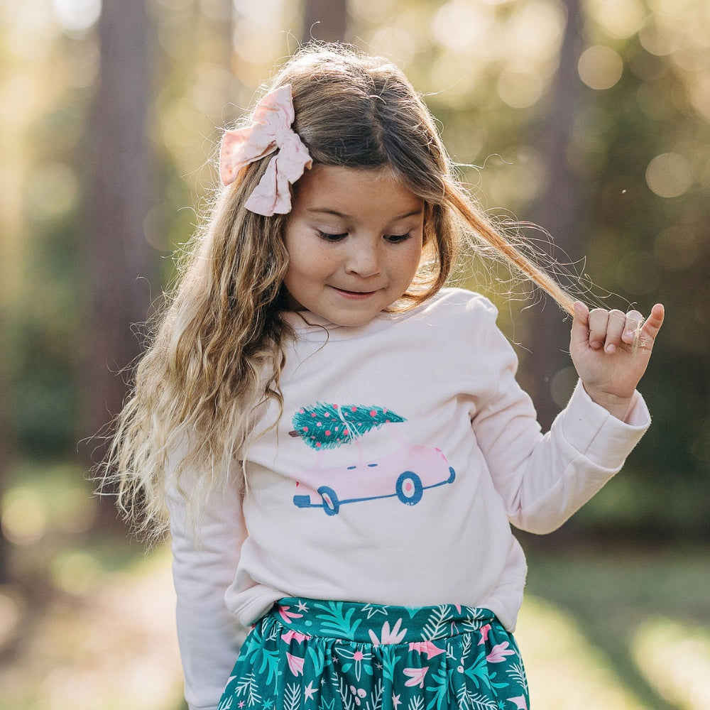 Pink Holiday Vacation Sweatshirt - Festive Mommy and Me Style