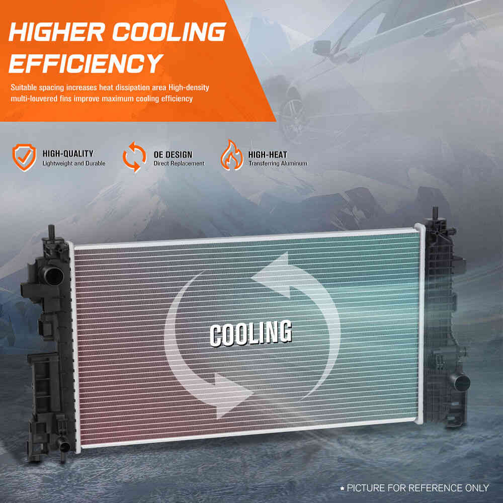 Aluminum Core OE Style Radiator for 20-25 Trailblazer Encore GX 1.3L DPI-13909