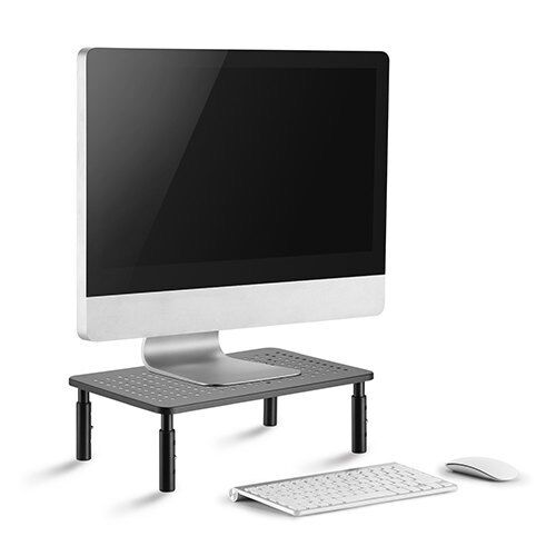 TV LCD LED Computer Monitor Laptop Table Riser Shelf Desktop Stand Space Saver