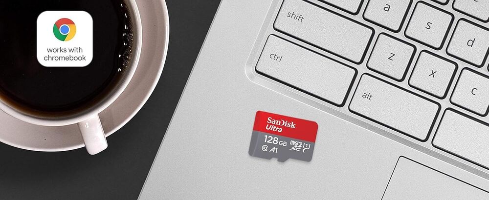 SanDisk 128GB Ultra microSDXC UHS-I Memory Card with 100Mb/s Speed
