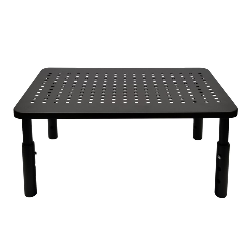TV LCD LED Computer Monitor Laptop Table Riser Shelf Desktop Stand Space Saver