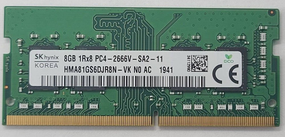 SK Hynix HMA81GS6DJR8N-VK 8GB DDR4 SODIMM Laptop RAM
