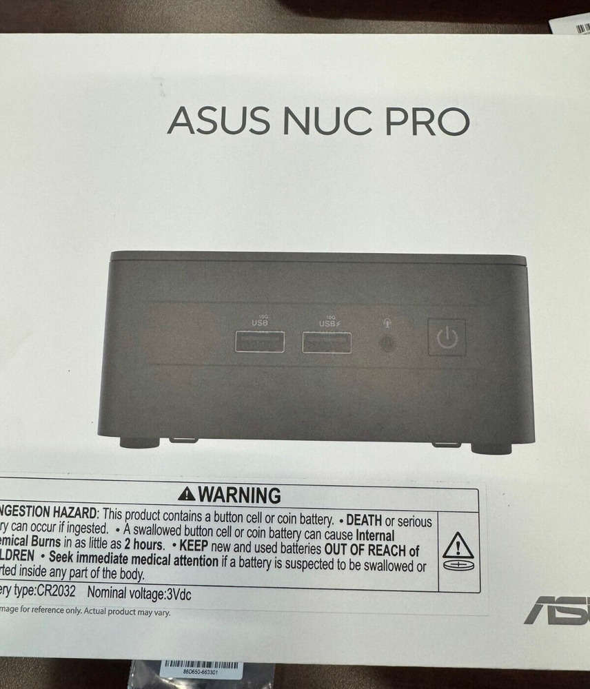 Intel NUC ASUS 13th Gen Tall NUC Case with Mounting Hardware - New in Box