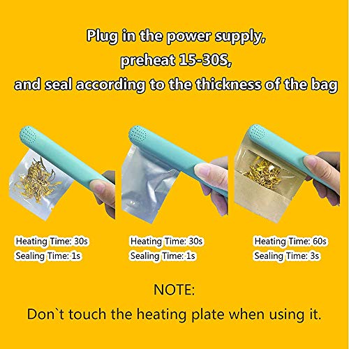Mini Food Bag Heat Sealer Handheld - Pink, Smart Control for Airtight Food Storage
