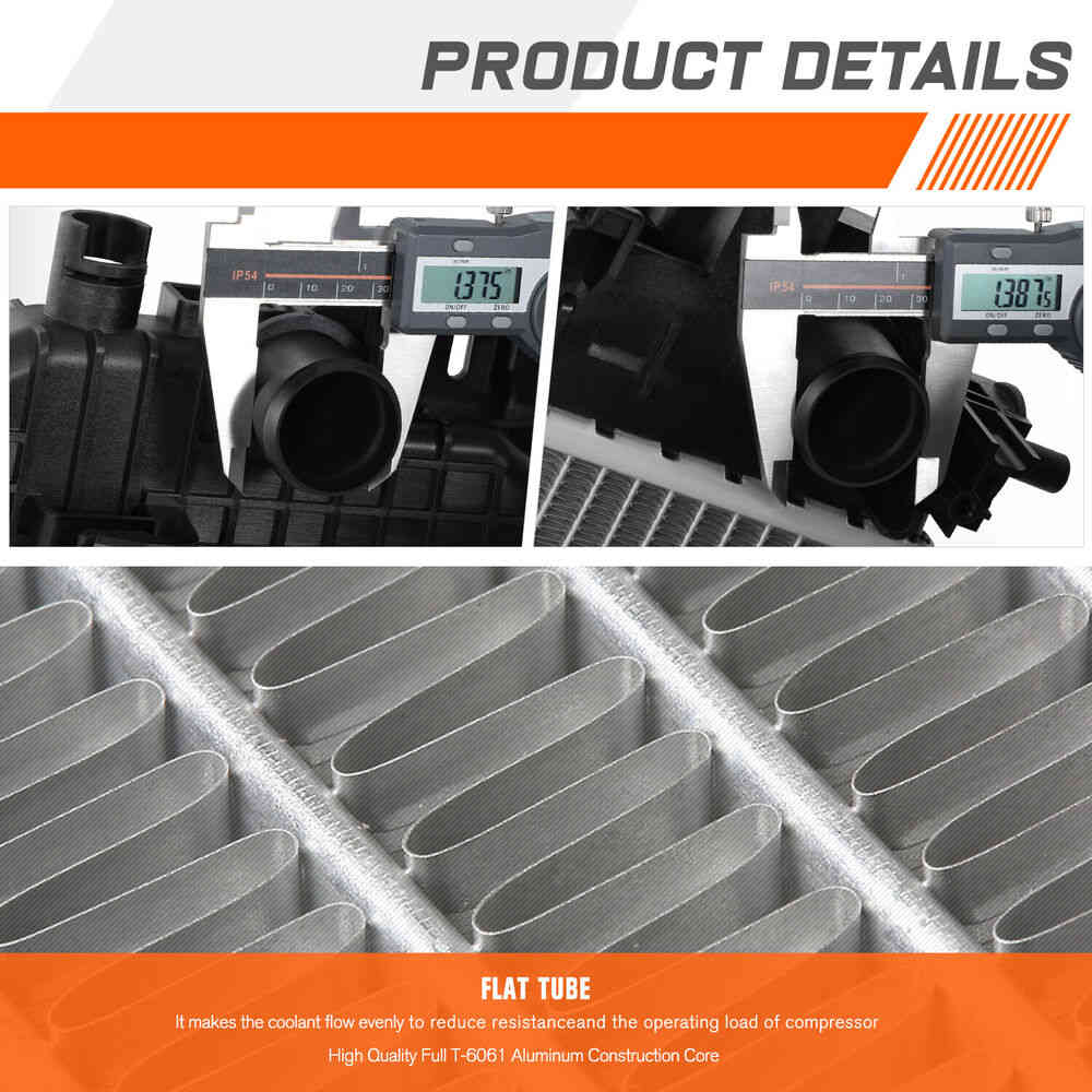 Aluminum Core OE Style Radiator for 20-25 Trailblazer Encore GX 1.3L DPI-13909