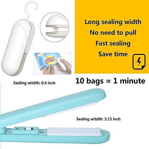 Mini Food Bag Heat Sealer Handheld - Pink, Smart Control for Airtight Food Storage