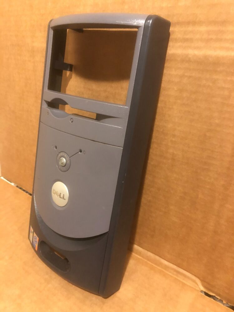 Black & Grey Dell Dimension 4700 Desktop Case Front Bezel in Excellent Condition