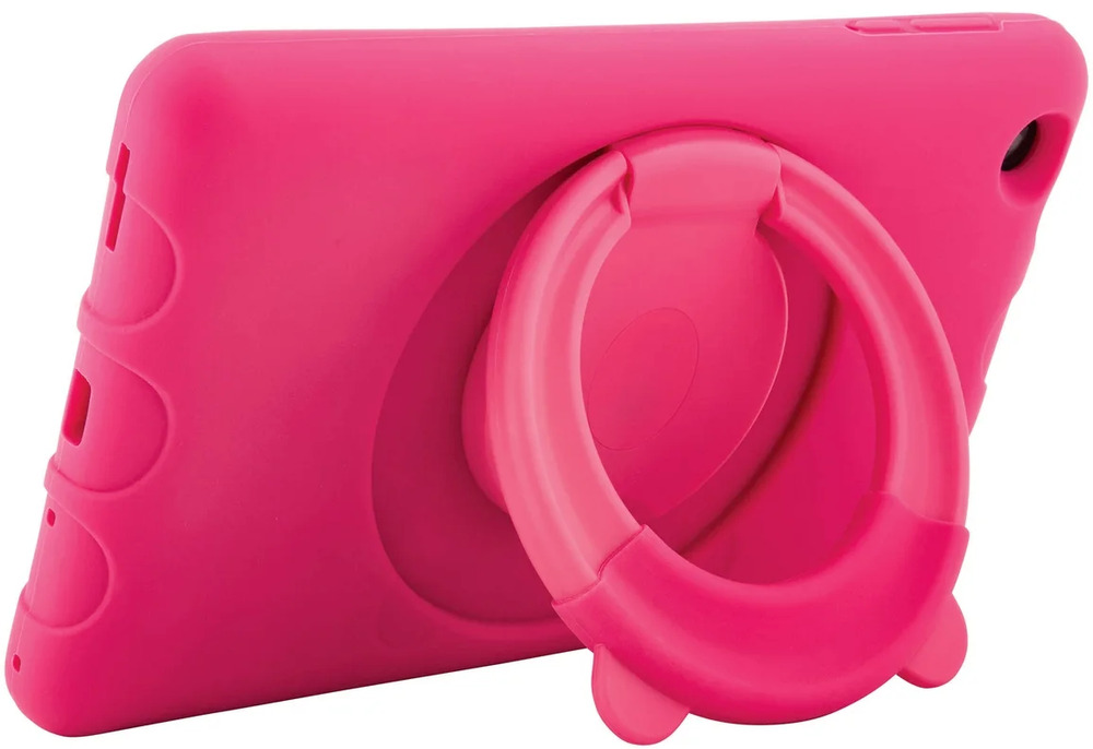 New Onn. Surf 8 Kids Tablet 32GB Android with Pink Rubberized Sleeve & Stand