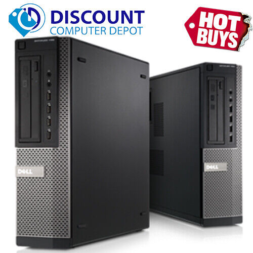 Fast Dell Optiplex 390 Windows 10 Desktop Computer PC Core i3 3.1GHz 4GB 250GB