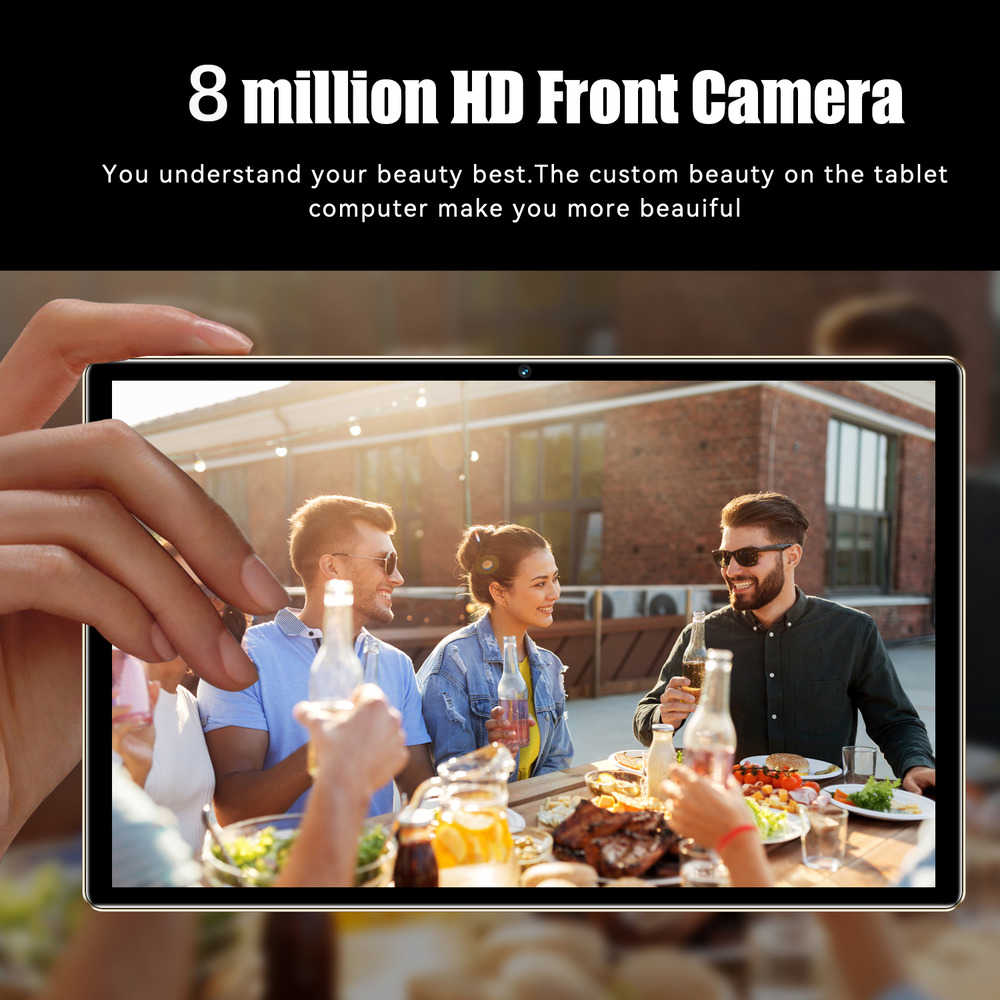 2025 Gaming Tablet with 16GB RAM, 256GB ROM, Android 14, 2-SIM, 10-Inch Display, 4G LTE & 5G WiFi