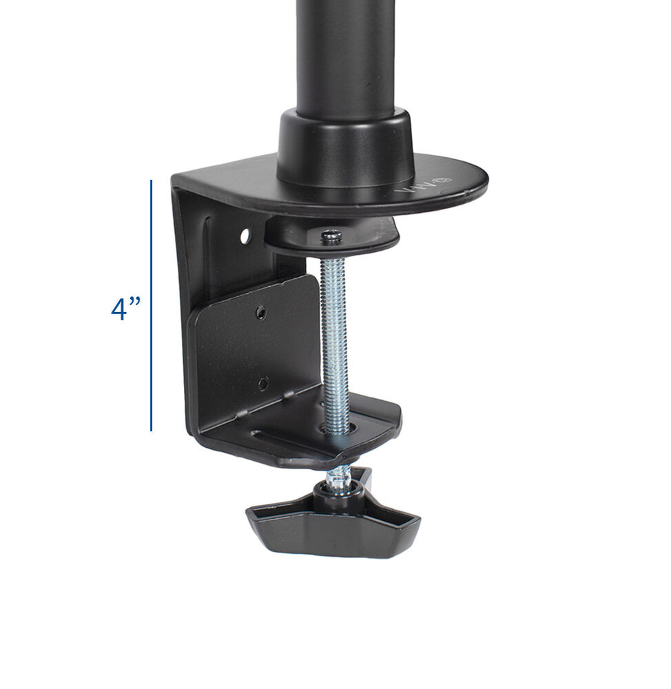 VIVO Black Heavy Duty Desk Clamp for Monitor Mount Stand | Sturdy 4 Inch C-clamp