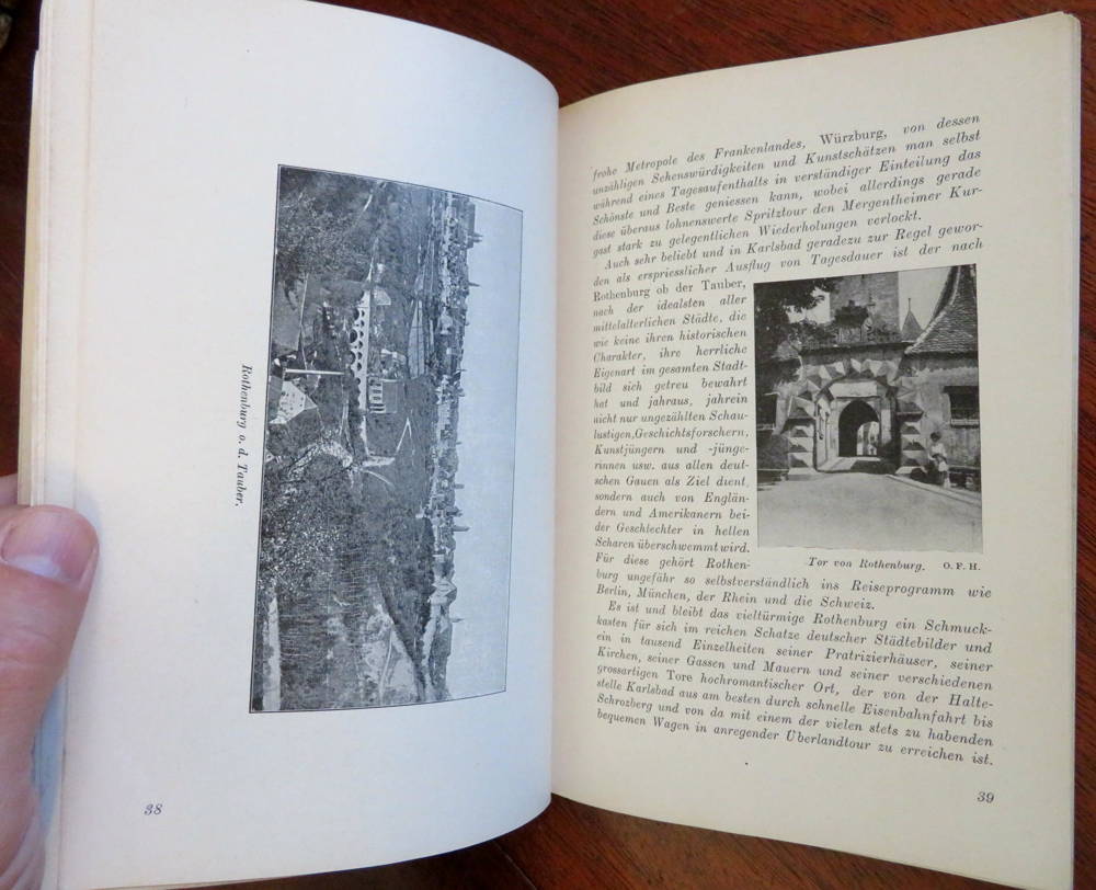 Mergentheim Württemberg Germany 1911 Illustrated Guide Book & Local History